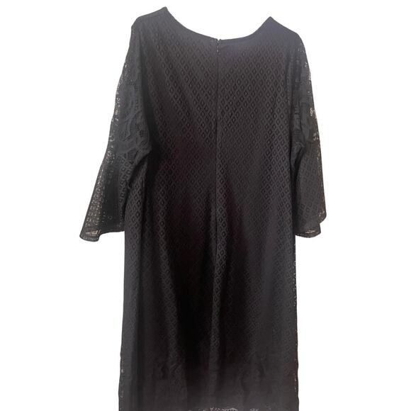 Catherine’s Diamond Lace Overlay Midi Shift Dress - Picture 3 of 7